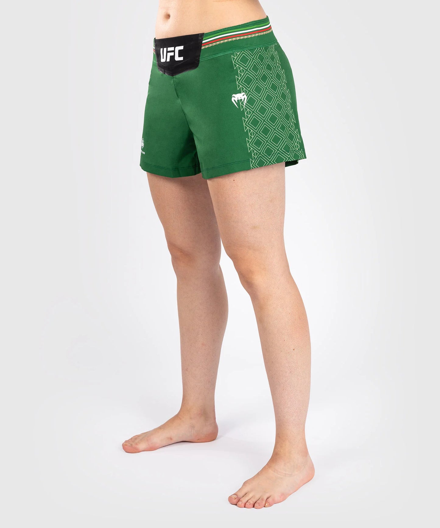 Pantalón Corto de Lucha UFC Fight Night Venum para Mujer - Verde