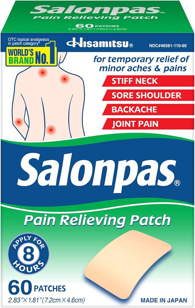 Salonplas - Parches analgésicos caja x 60 parches