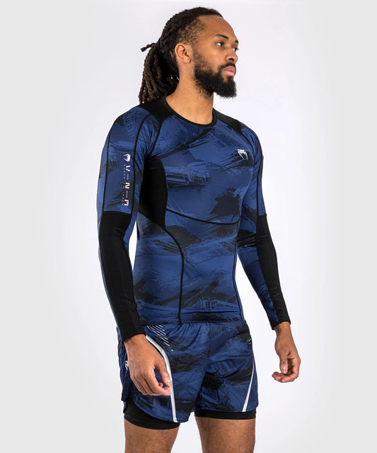 Rashguard Azul (Manga Larga)