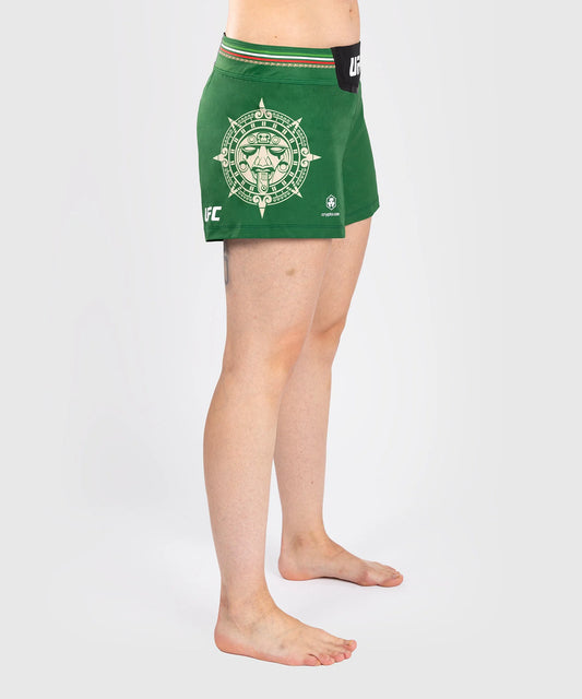 Pantalón Corto de Lucha UFC Fight Night Venum para Mujer - Verde