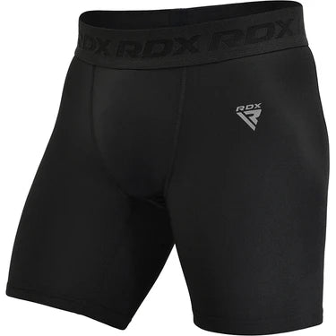 Calza corta RDX T15 Black Compresión Shorts hombre
